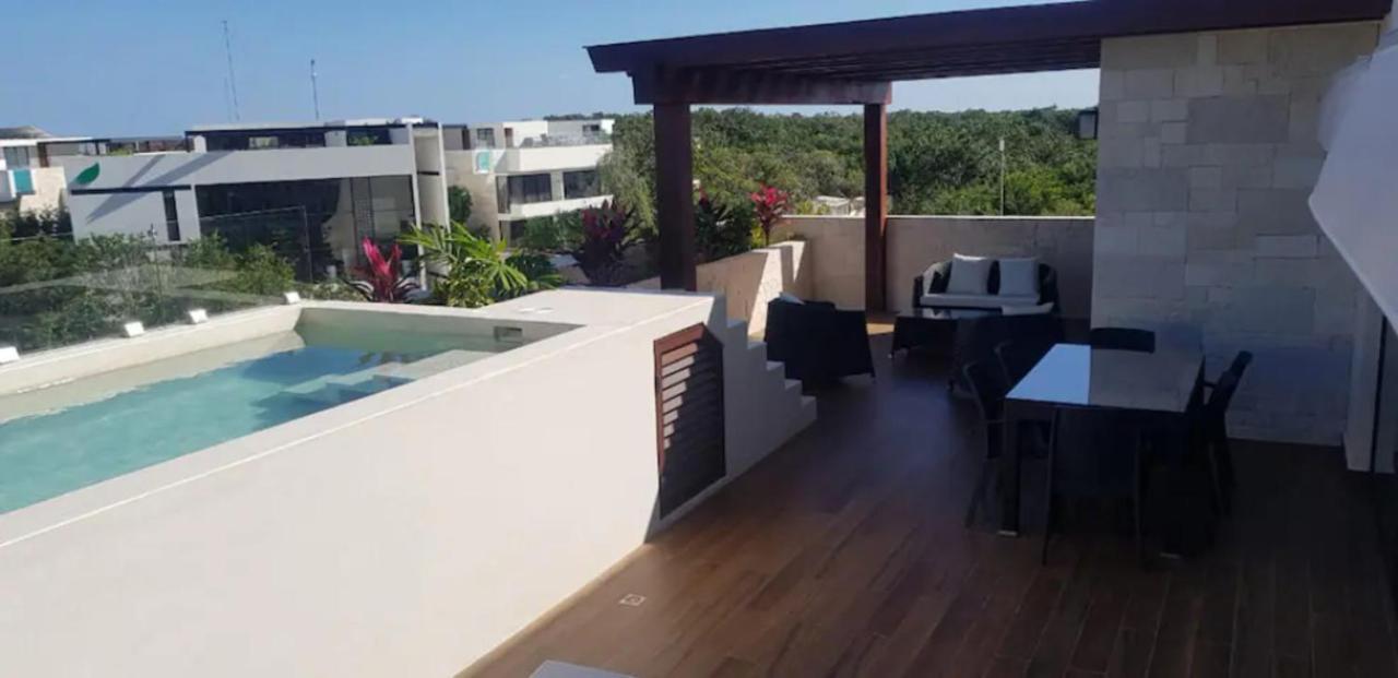Penthouse Blue Luxury La Veleta Apartment Tulum Exterior photo
