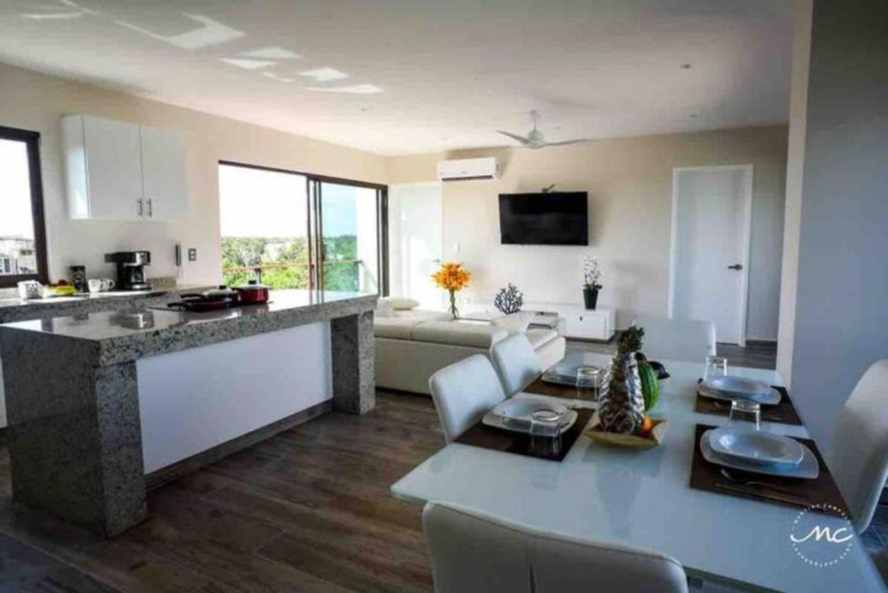 Penthouse Blue Luxury La Veleta Apartment Tulum Exterior photo