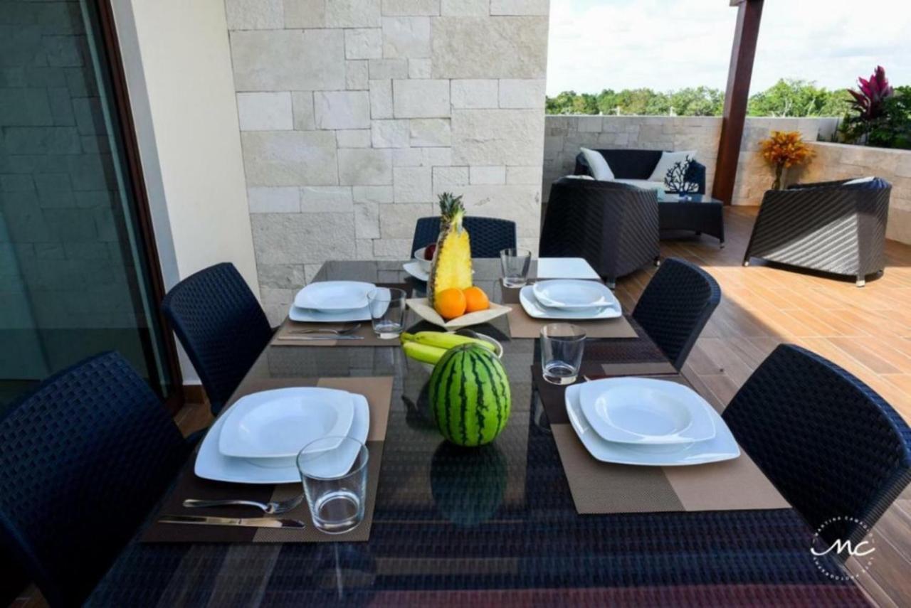 Penthouse Blue Luxury La Veleta Apartment Tulum Exterior photo