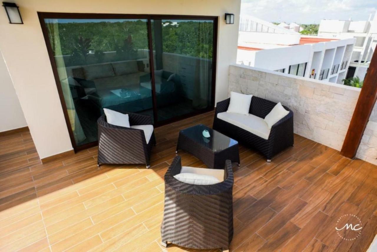 Penthouse Blue Luxury La Veleta Apartment Tulum Exterior photo